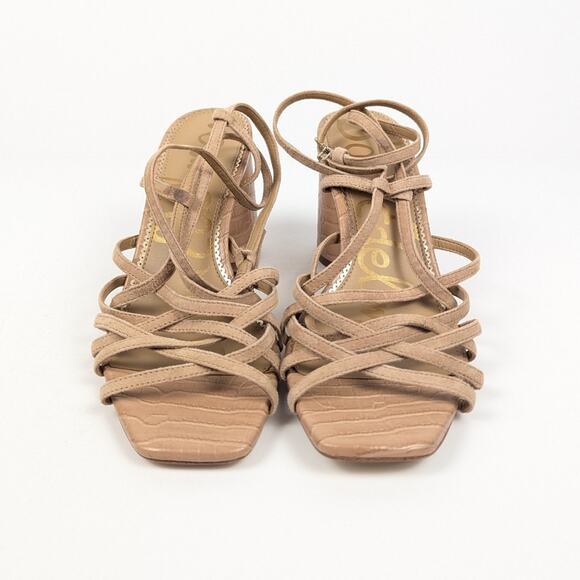 Sam Edelman Tan Daffodil Heeled Sandal Size 10 - Picture 3 of 11